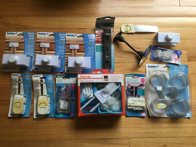 Over 60 kid / baby safety devices, including Safety 1st products