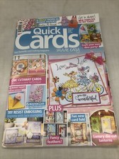 Quick Cards Made Easy Magazine Issue 155 August 2016 W/ Gifts Like New