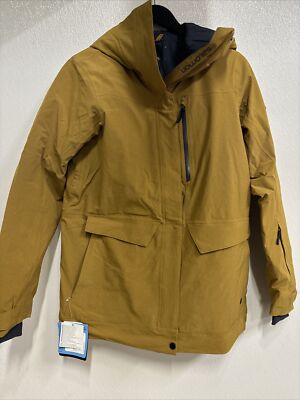 Woman s Salomon Stance Cargo Jacket tan Size Small (tiny Cut) #Z4B