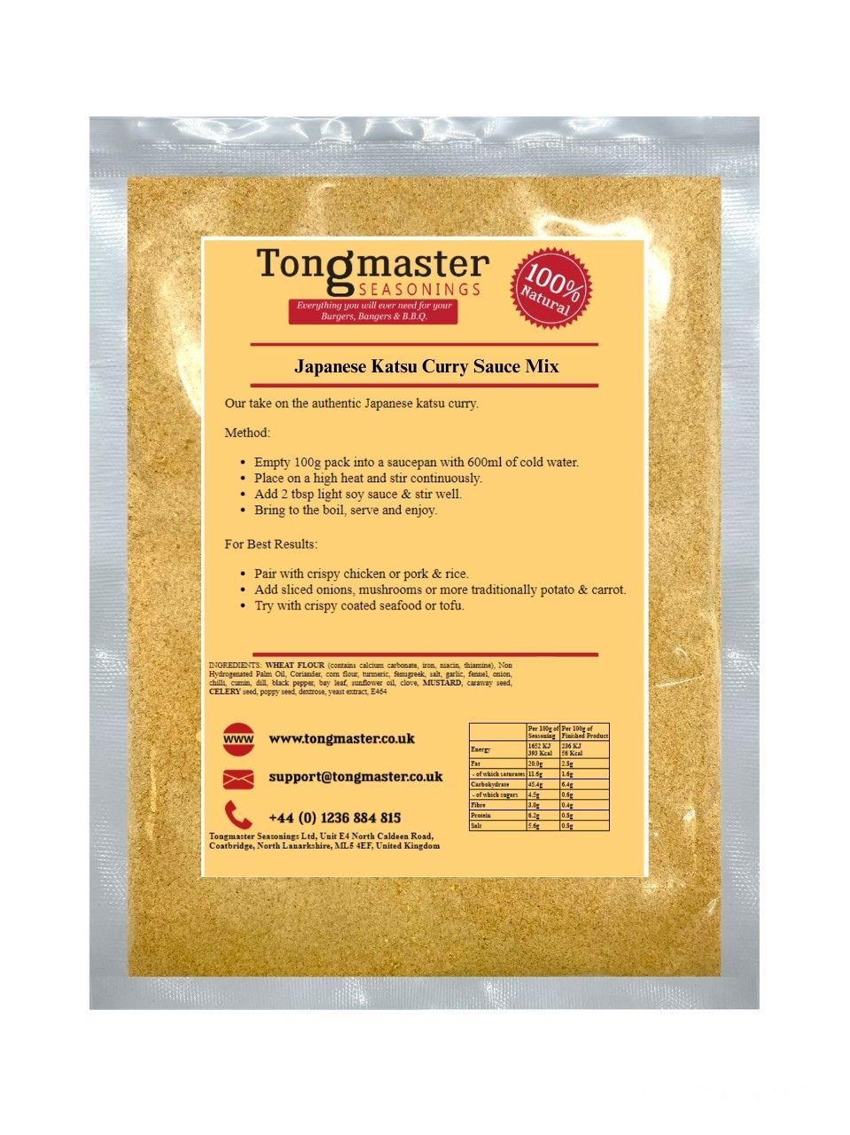 Japanese Katsu Curry Sauce Mix - 1kg