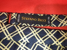 NEW STEFANO RICCI BOW TIE 100 Silk, Extends 36" NWOT Never Tied