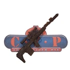 G I JOE Accessory  Brown Sniper Rifle Gun ( 2003 Recondo )