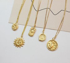 1pcs Matte Gold Sun Charm,Oval Jesus Charm,Rectangle Matte Virgin Mary Charm