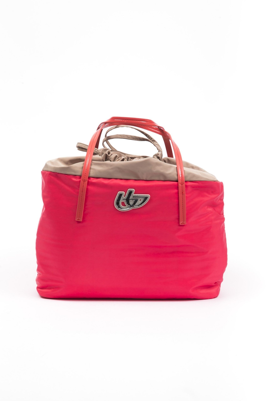 BYBLOS Red Polyester Women Women's Handbag Authentic