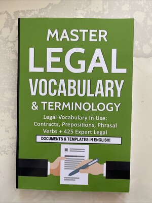 Master Legal Vocabulary & Terminology