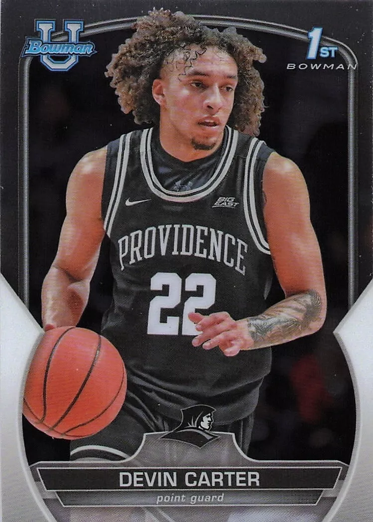 Devin Carter trading card