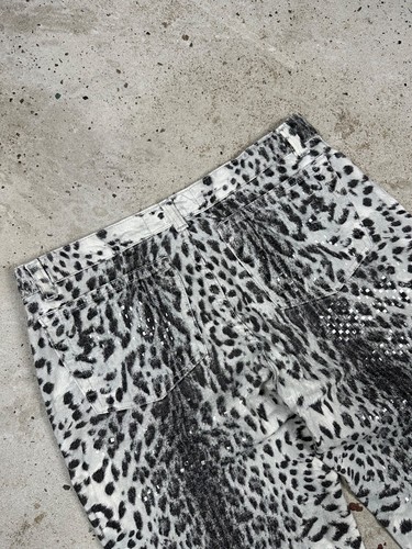Vintage SS2000 Roberto Cavalli Leopard Skin Print Pants Small - Picture 18 of 18