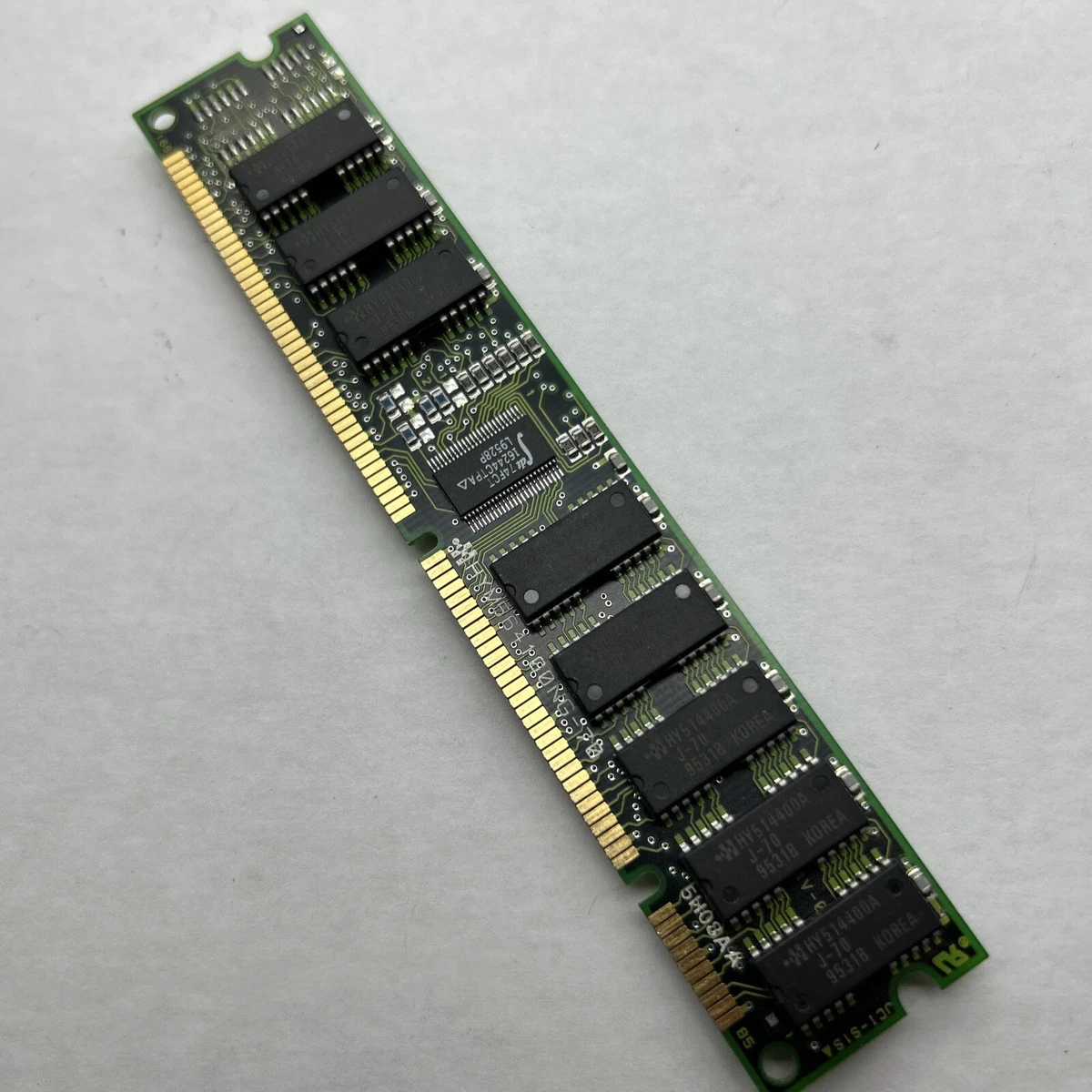 Barrette Mémoire RAM FPM SIMM 72 Broches Toshiba 8 Mo 60ns - Référence TC5118180AJ-60 - Occasion