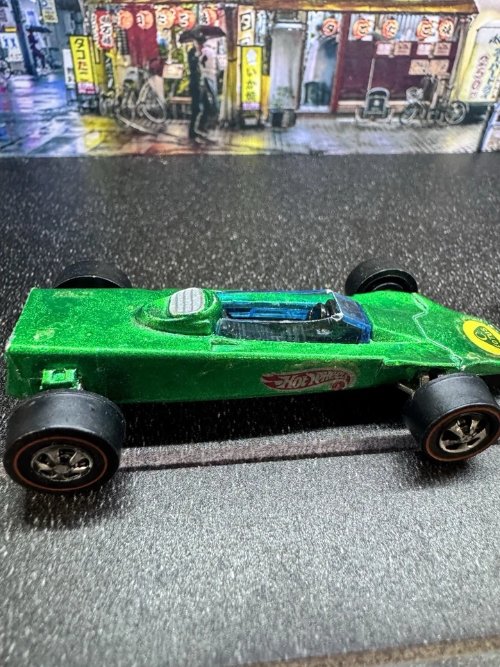 Hot Wheels Redline Lot Of 2 1969 Grand Prix Racers - Indy Eagle & Lotus Turbine - Image 3 of 4