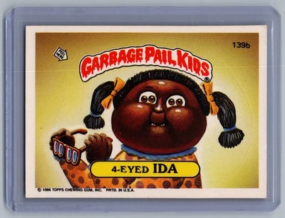 1986 Garbage Pail Kids 4-Eyed IDA 139b - Bild 1 von 2