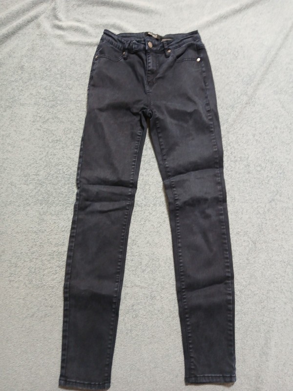 Buffalo David Bitton Mid Rise Stretch Skinny Jeans Womens Size 4 Black Denim
