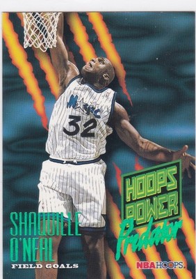 1995/96 Skybox NBA Hoops Power Predator Shaquille O'Neal #599 Free Shipping!