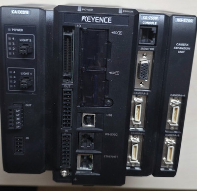 Keyence XG-7501P + XG-E700 + CA-DC21E + OP-84231