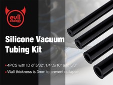 5ft 6pcs 4568mm Car Automotive Silicone Vacuum Tubing Hose Line Kit