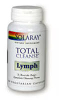 2 X Solaray Total Cleanse� Lymph -- 60 Vegetarian Capsules