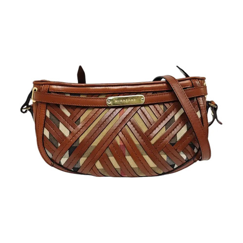 BURBERRY Crossbody bags Cloth Brown Free Shipping | Duties Paid
