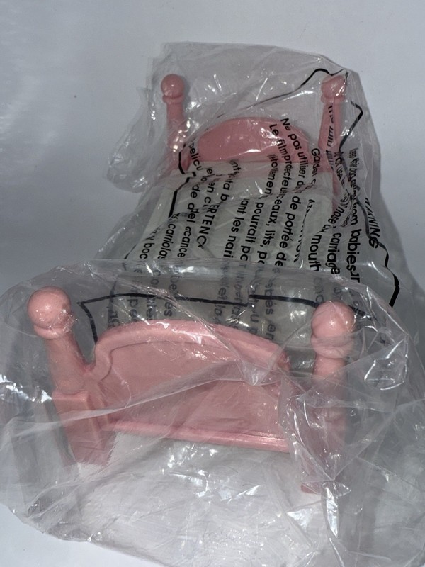 NEW Little Tikes Grand Masion Dollhouse Pink Twin Bed for Girls Bedroom Rare