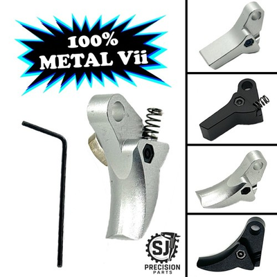 #ad Glock Flat or Curve Version ii Trigger Glock 17 19 22 Gen 1 4 SJ Precision Parts $40.00