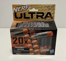 NERF Ultra 20x-Dart Refill Pack E6600  Farthest Flying Darts Ever  NEW