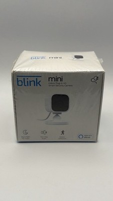 Blink Mini Indoor Plug-In Live HD Smart Security Camera (New in Box) White