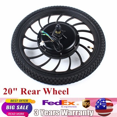 Ebike Electric Bicycle Conversion Kit 20'' E-Bike Rear Hub Motor Wheel