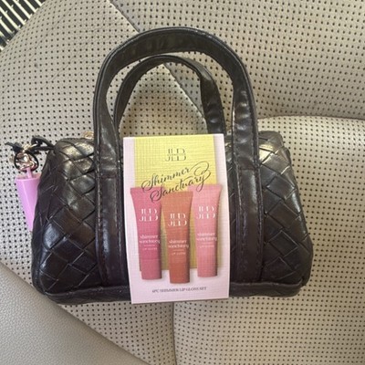 JLB Cosmetics Shimmer Sanctuary 4pc Multicolor Lip Gloss Set - Pink Peach Gold