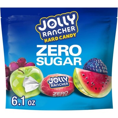 JOLLY RANCHER Zero Sugar Assorted Fruit Flavored 6.1 oz (Pack of 1),