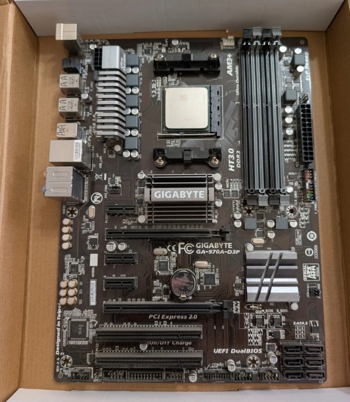 AMD Motherboard + CPU + Cooler + RAM Combo