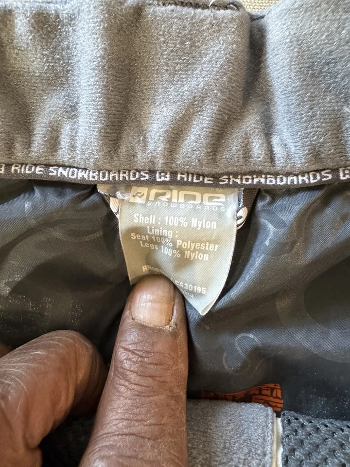 Pantalones de esquí Ride Snowboard Cell 5 Series XS beige Foto 3 de 4