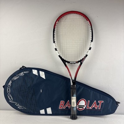Babolat Pure Control Team Tennis Racket w/ Case - 4 5/8 In, Midplus, Strung, NEW