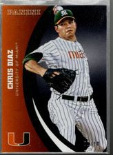 A3862- 2015 Panini Miami Black #71 Chris Diaz /10 *SAMPLE PIC
