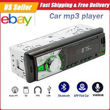 Bluetooth Car Stereo Audio In-Dash Fm Aux Input Receiver USB MP3 Radio Player SD