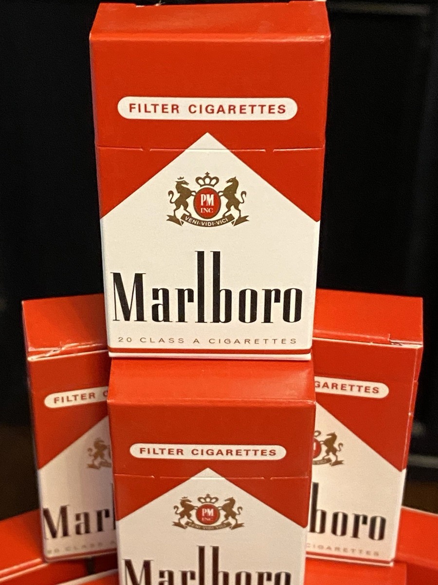 Vintage Lot Of Collectible Marlboro Mini Cigarette Box Stick