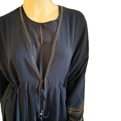 Caftan Marocain Robe Cérémonies BleuT52 Comme Neuf - Photo 1/4