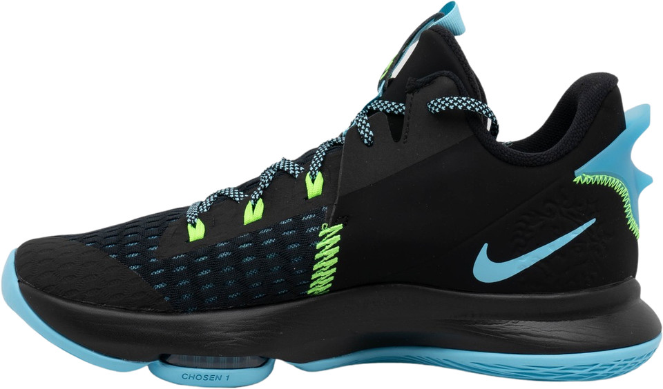 Nike LeBron Witness 5 Black Light Blue Fury for Sale