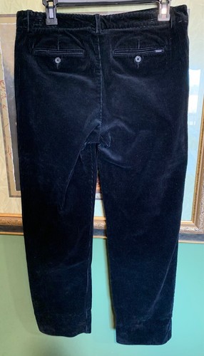 POLO RALPH LAUREN ~ BLACK ~ WIDE WALE CORDUROY PANTS ~ BOYS SIZE 20 - Picture 2 of 7