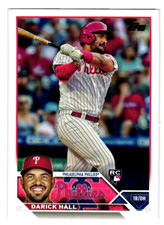 DARICK HALL 2023 Topps Baseball card Series One Base #209 Philadelphia Phillies