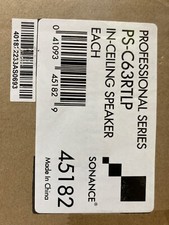 Sonance Professional Series 6.5" Low Profile In-Ceiling Speaker PS-C63RTLP -each
