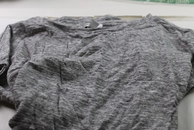 Daily Ritual Women's Tunic Short Sleeve T- Shirt Size M Grey