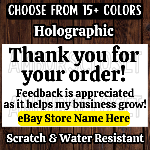 50 EBAY STORE STICKERS 2.25