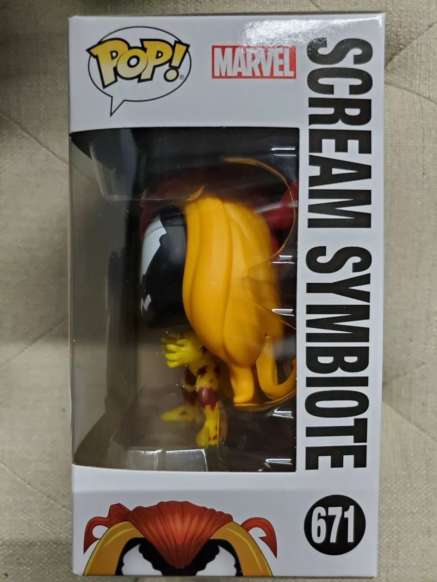 Yellow Symbiote Monster Head