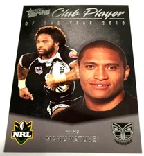 2011 NRL STRIKE CARD CLUB PLAYER OF YEAR CHASE CARD CP31-MANU VATUVEI-WARRIORS