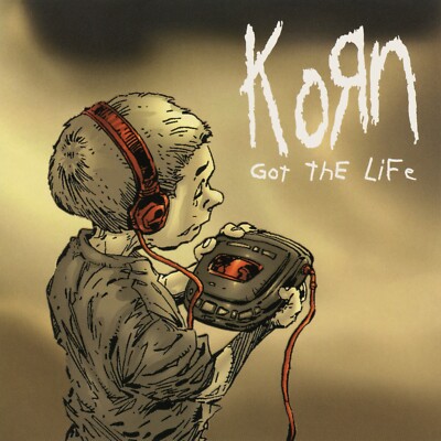 KORN Got the Life BANNER 3x3 Ft Fabric Poster Tapestry Flag album