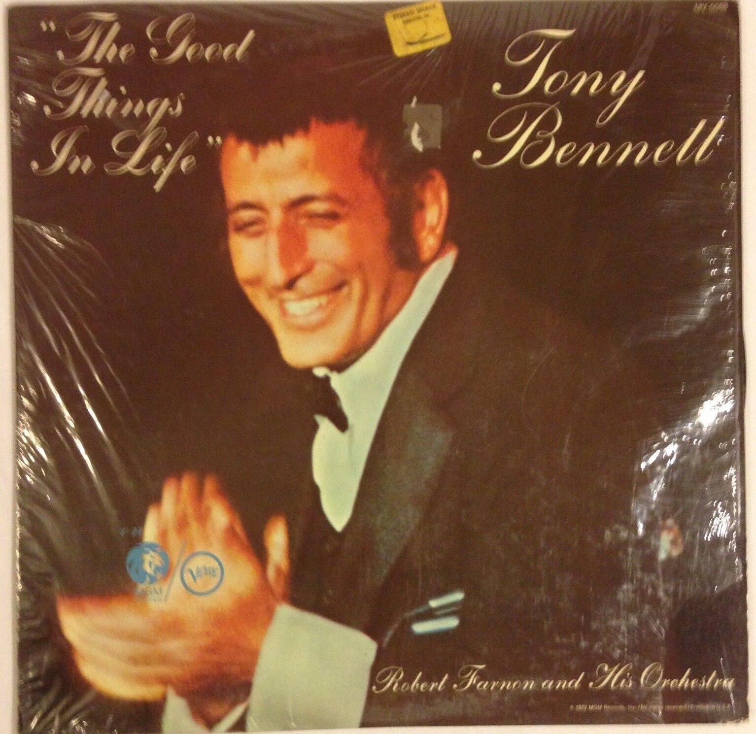 Tony Bennett The Good Things In Life vinyl LP 1972 Ex+ open shrink Jazz Pop