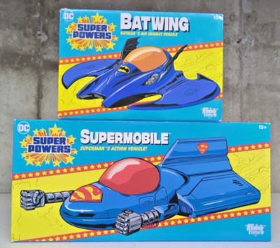 McFarlane Toys DC  Super Powers Supermobile And Batwing  New SEALED 2022 B23