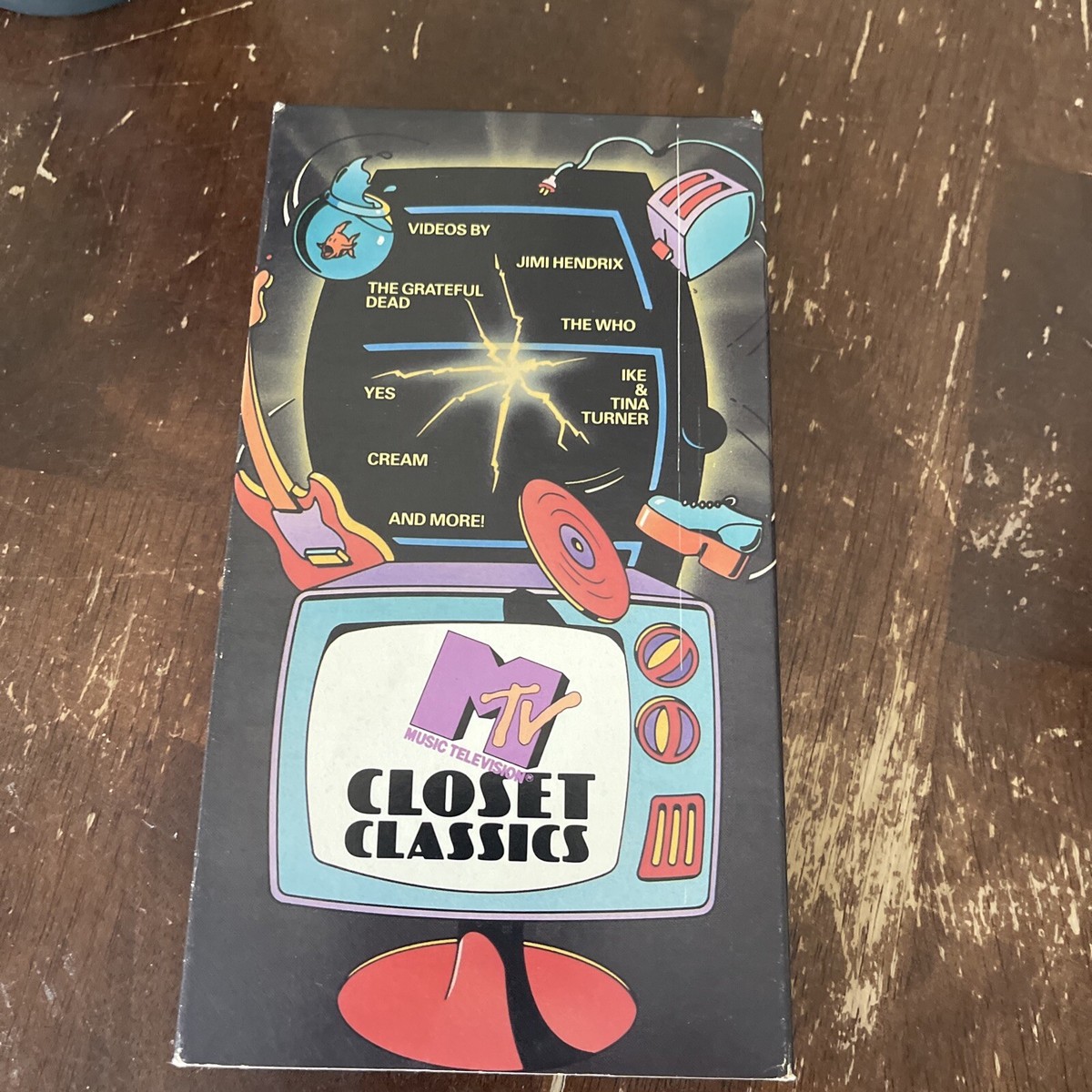 VHS MTV Closet Classics (Vestron Music, 1986) Hendrix Greatful