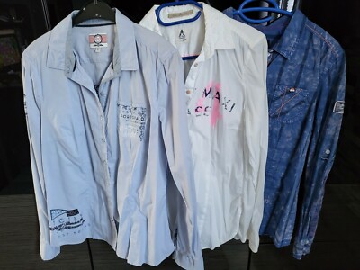 ...2 x GAASTRA + 1 Soccx Bluse GR.XL ....blau + weiß.......52