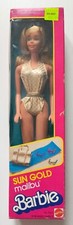 Barbie Sun Gold Malibu Mattel Vintage 80's