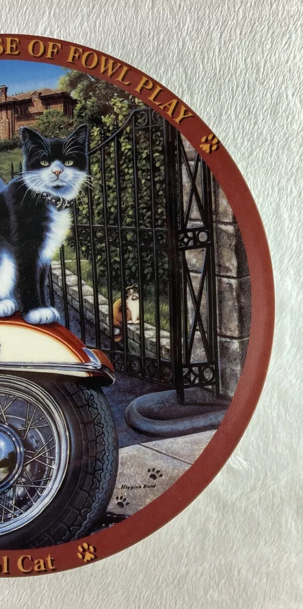 KOOL CAT Plate A Mysterious Case of Fowl Play 4 Higgins Bond