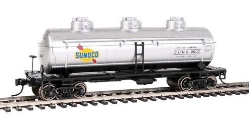 Coche cisterna Walthers Mainline HO RTR 36' 3 cúpulas Sunoco # 910-1141 | Zustand: New